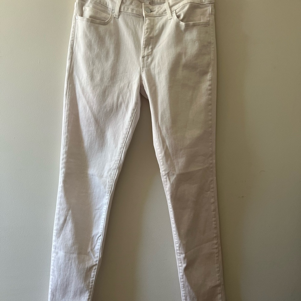 Uniqlo Women's White Skinny Jeans